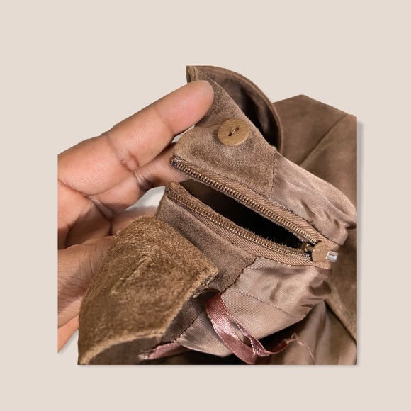 Eileen Fisher Italian Suede Skirt - Picture 3 of 13